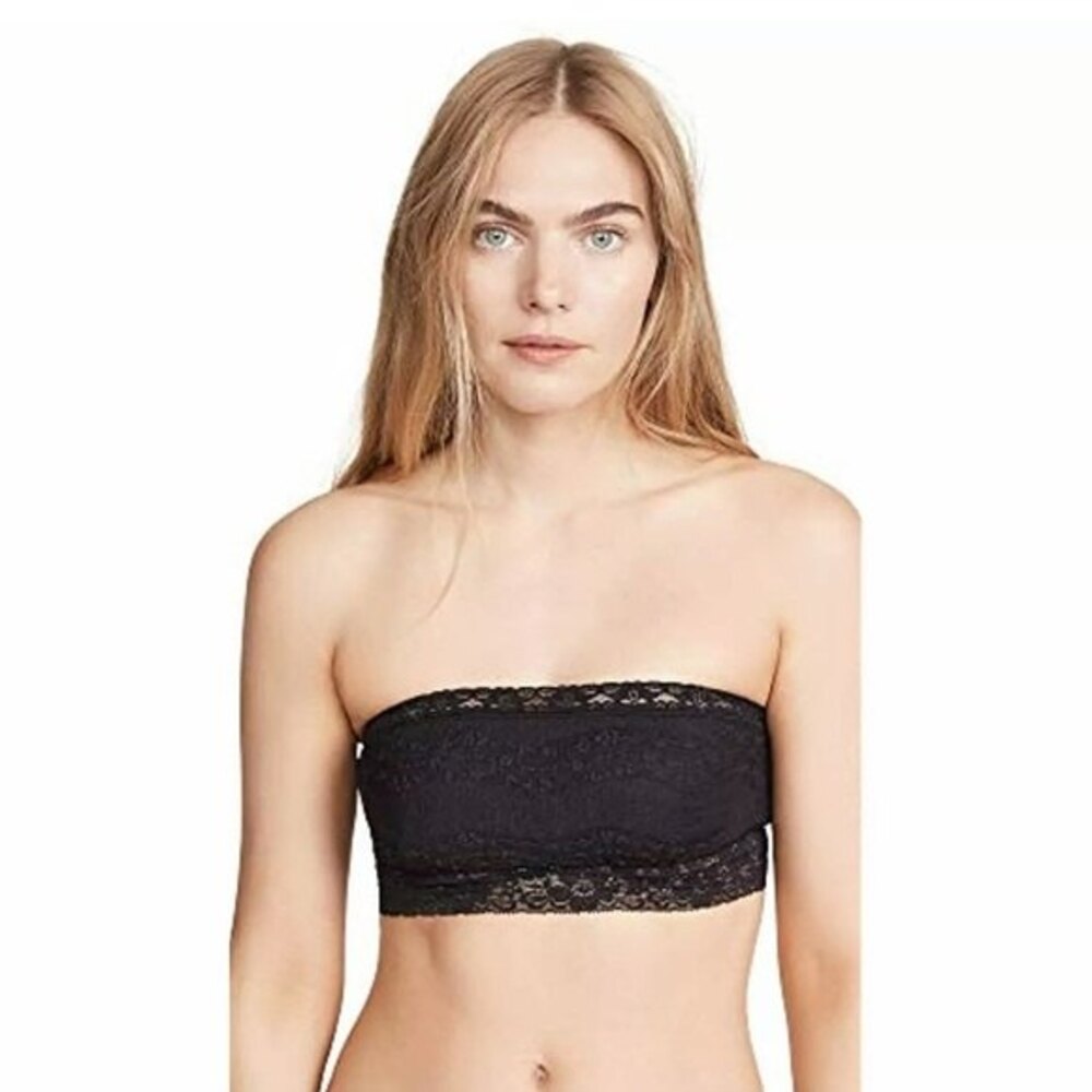 Free People Women's Lace‎ Bandeau Bra Black Size XS